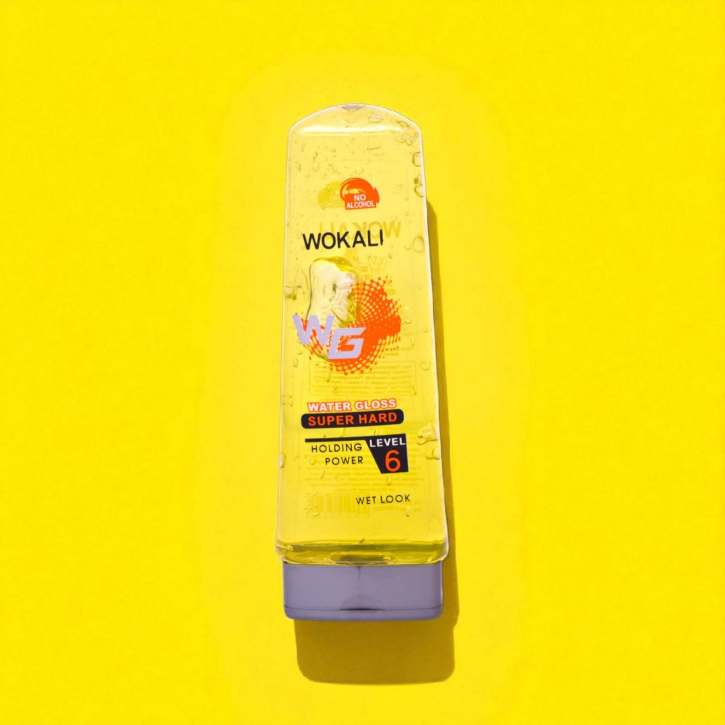 Level 6 Yellow Holding Power Hair Gel Wet Look-250 ml
