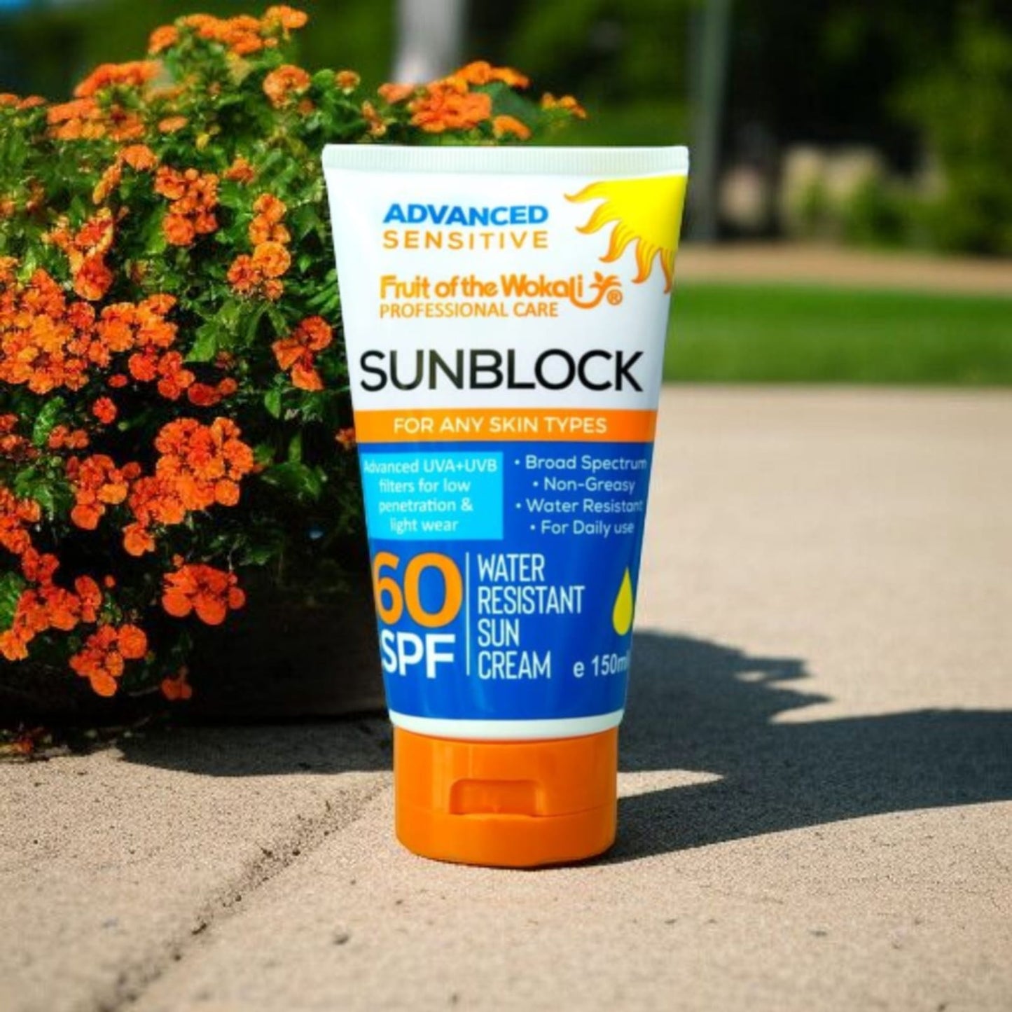 Fruit of the Wokali Sunblock SPF 60 – Daily Protection for All Skin Types- 150ml