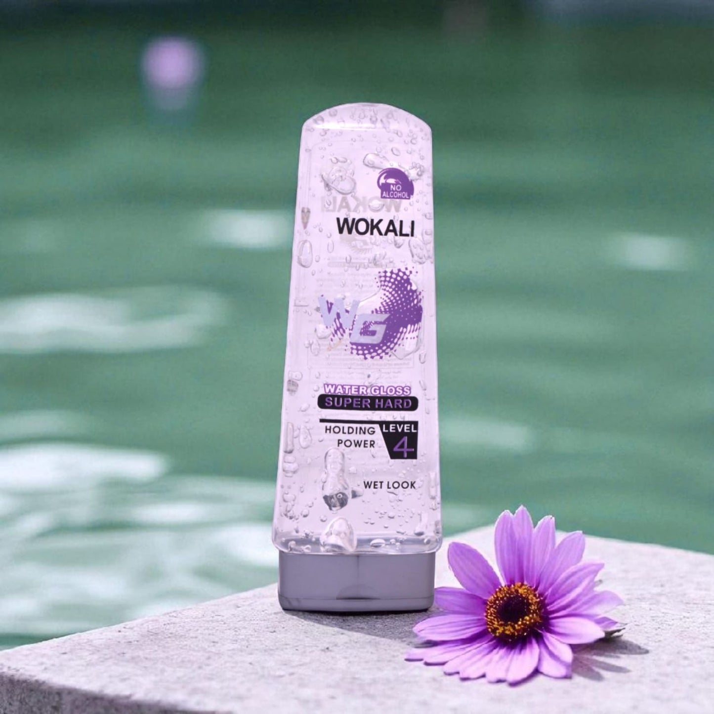 Level 4 White Holding Power Hair Gel Wet Look-250 ml