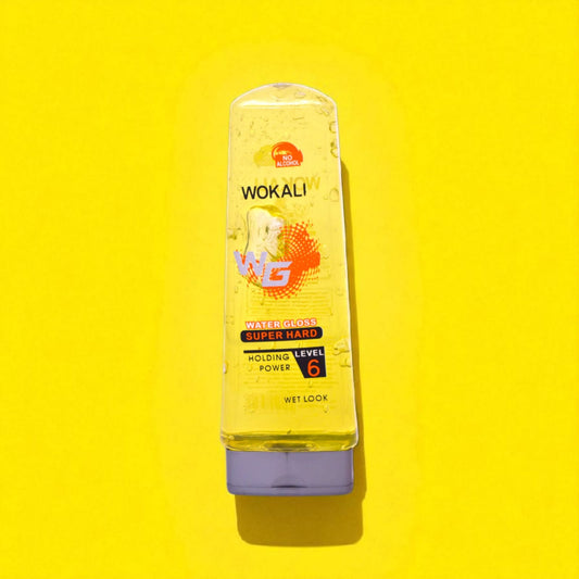 Level 6 Yellow Holding Power Hair Gel Wet Look-250 ml