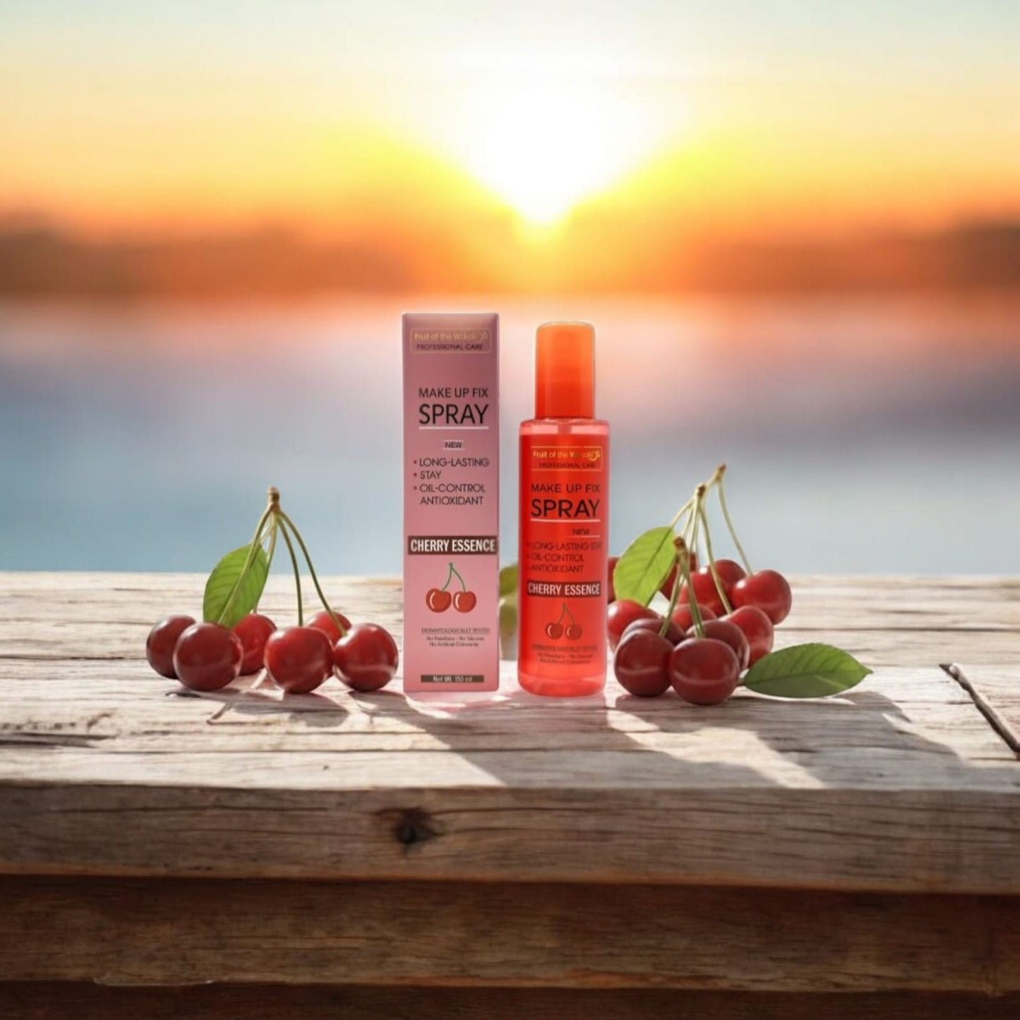 Oil Control Cherry Essence Makeup Fix Spray-160ml